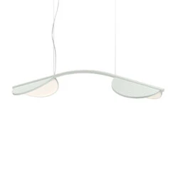 FLOS Almendra Arch LED Hanging Light, Long, White