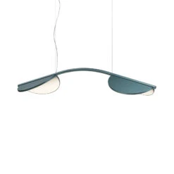 FLOS Almendra Arch LED Hanging Light, Long, Blue