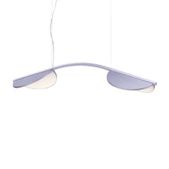 FLOS Almendra Arch LED Hanging Light, Long, Lilac