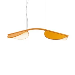 FLOS Almendra Arch LED Hanging Light, Short, Ochre