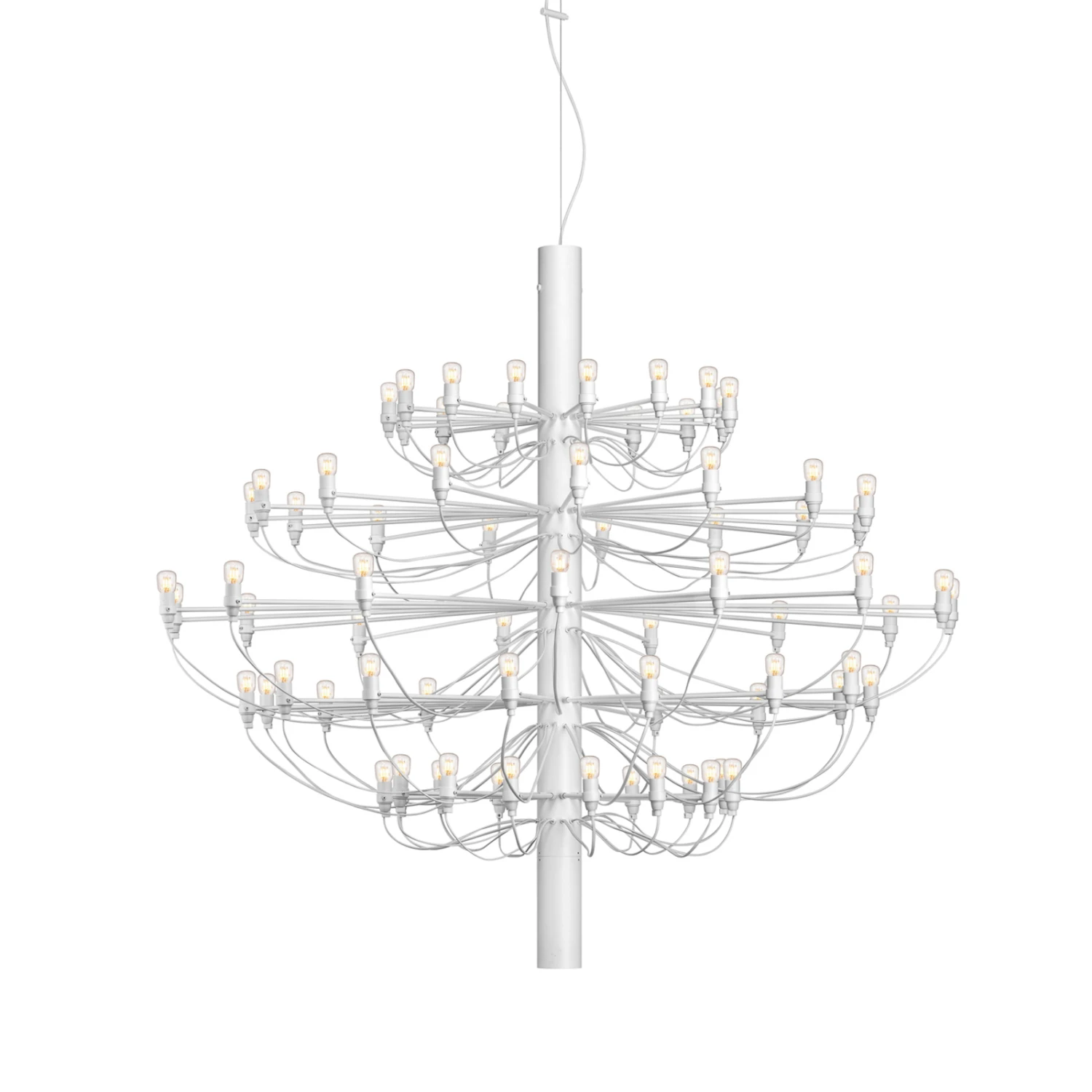 FLOS 2097/75 LED Chandelier, Clear, White 4 FLOS 2097/75 LED Chandelier, Clear, White - Image 2