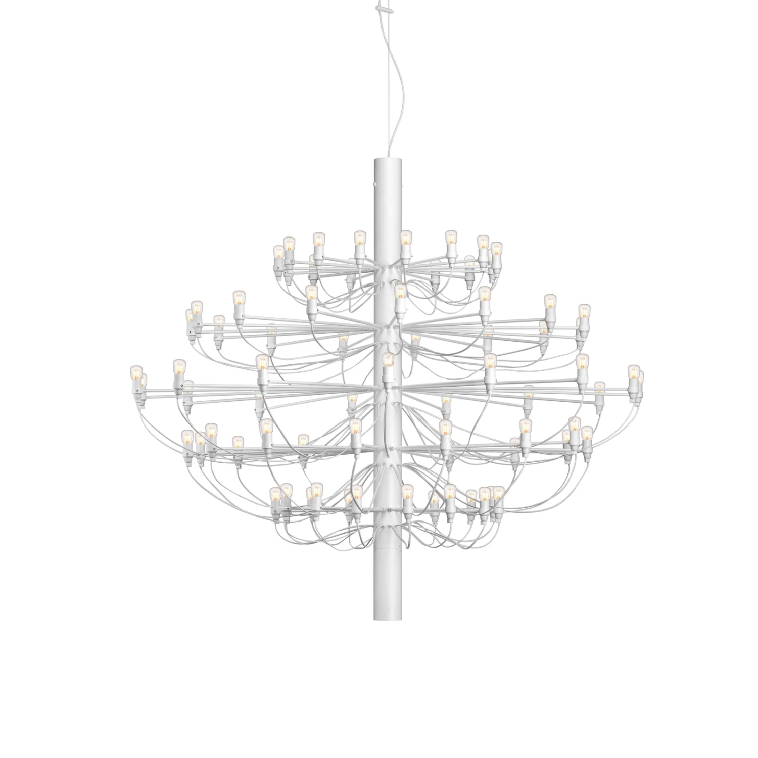 FLOS 2097/75 LED Chandelier, Clear, White 3 FLOS 2097/75 LED Chandelier, Clear, White