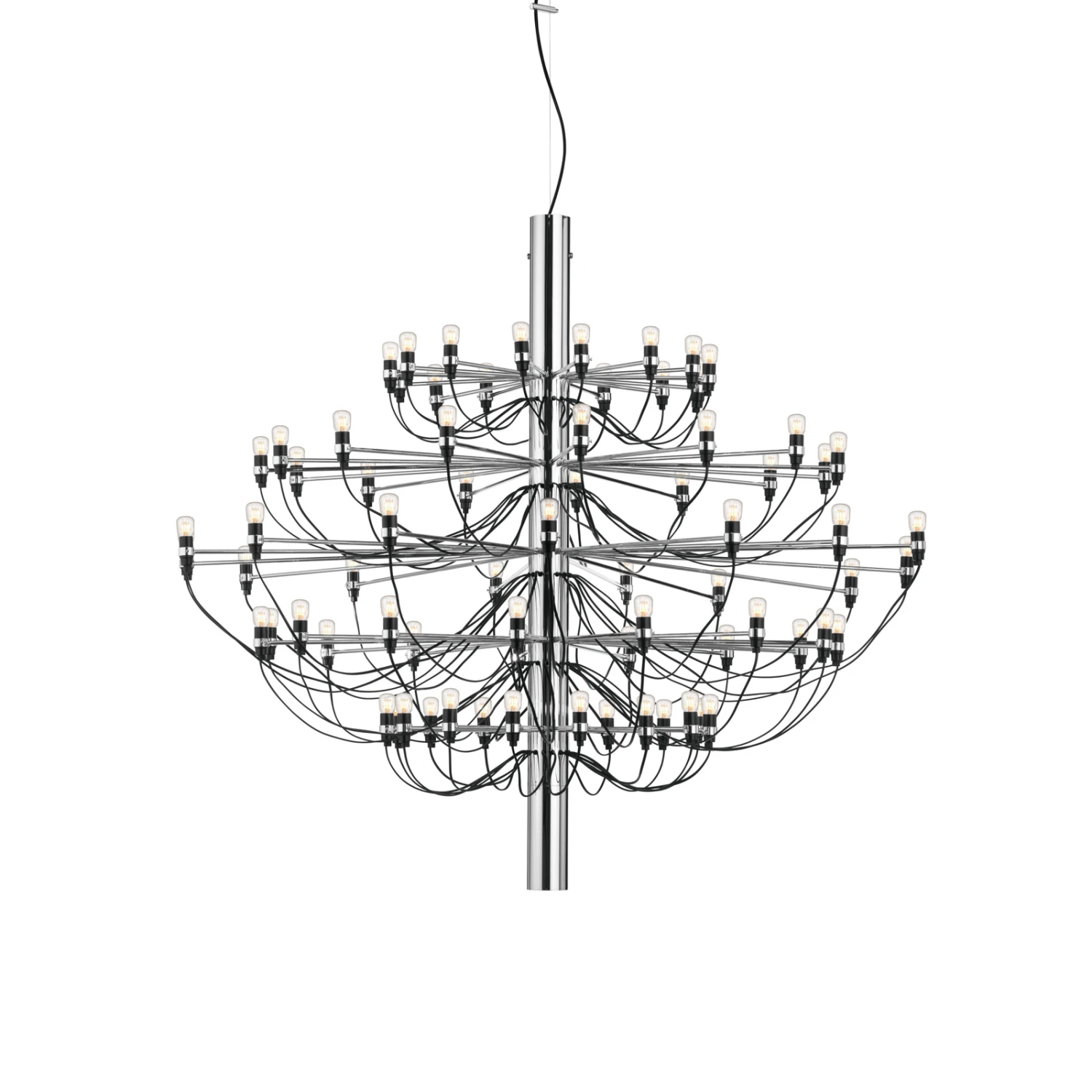 FLOS 2097/75 LED Chandelier, Clear, Chrome 3 FLOS 2097/75 LED Chandelier, Clear, Chrome