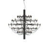 FLOS 2097/75 LED Chandelier, Clear, Black
