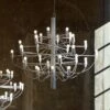 FLOS 2097/30 LED Chandelier, Frosted, White -Flos Sales Store 10014167