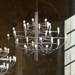 FLOS 2097/30 LED Chandelier, Frosted, White