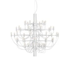 FLOS 2097/50 LED Chandelier, Clear, White