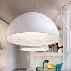FLOS Skygarden 1 Hanging Light, White 11 FLOS Skygarden 1 Hanging Light, White -Flos Sales Store 3510010 2