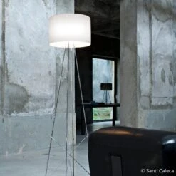 FLOS RAY F2 Floor Lamp With A White Lampshade -Flos Sales Store 3510032 4