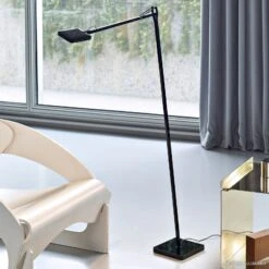 FLOS Kelvin LED Designer Floor Lamp, Black