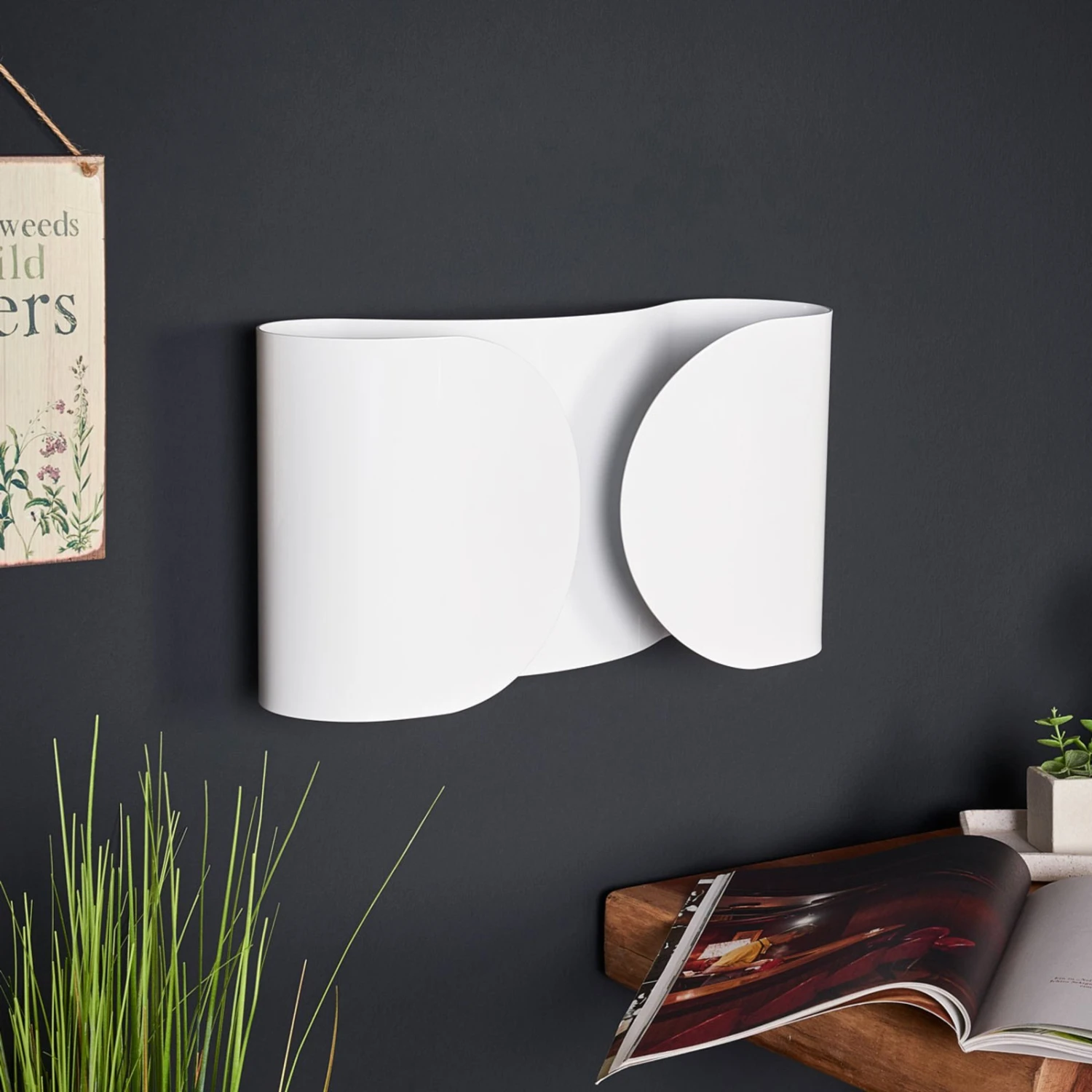 FLOS Foglio Wall Light, White 4 FLOS Foglio Wall Light, White - Image 2