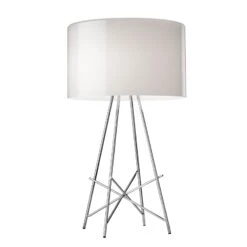 FLOS Ray T Table Lamp, Grey Lampshade