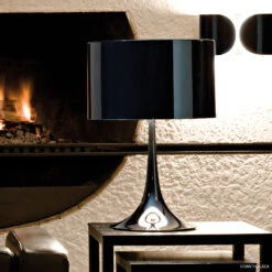 FLOS Spun Light T2 - Black Table Lamp -Flos Sales Store 3510117 2