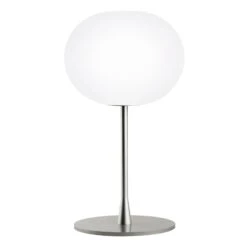 FLOS Glo-Ball Table 1 Table Lamp, Matt Silver -Flos Sales Store 3510120 3