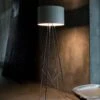 FLOS Ray F1 Floor Lamp With Clear Glass Lampshade