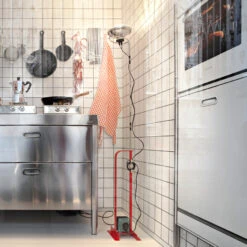 FLOS Toio - Industrial Design Floor Lamp, Red -Flos Sales Store 3510133 2