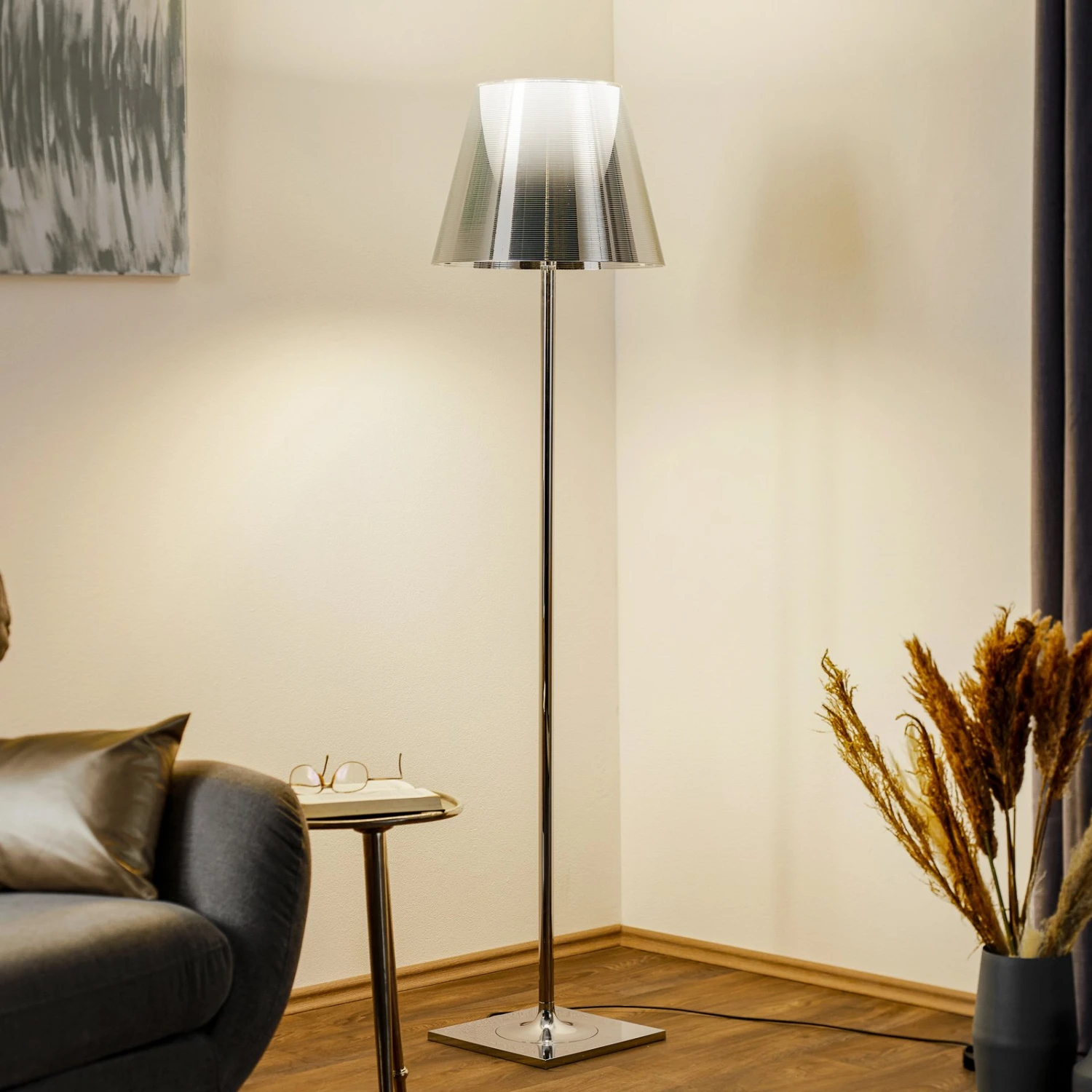 FLOS KTribe F2 Floor Lamp, Silver 3 FLOS KTribe F2 Floor Lamp, Silver