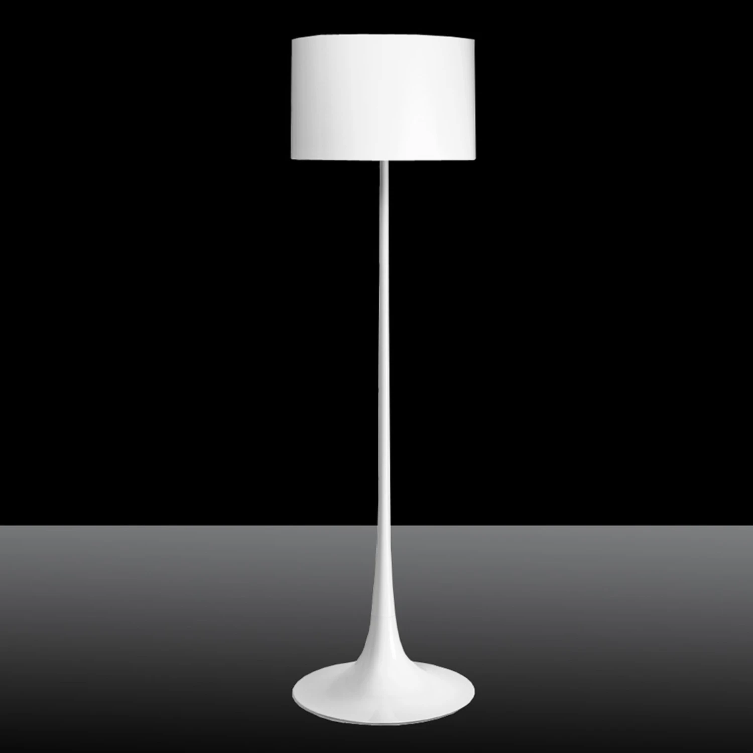 FLOS Spun Light F - White Floor Lamp 3 FLOS Spun Light F - White Floor Lamp