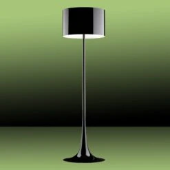 FLOS Spun Light F - Black Floor Lamp -Flos Sales Store 3510143 3