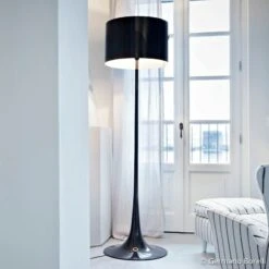 FLOS Spun Light F - Black Floor Lamp -Flos Sales Store 3510143 5