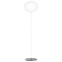 FLOS Glo-Ball Floor 3 Floor Lamp, Matt Silver -Flos Sales Store 3510148 3