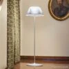 FLOS Romeo Moon - Floor Lamp With Riffled Shade
