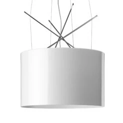 FLOS Ray S Hanging Light, White