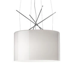 FLOS Ray S Hanging Light, Grey