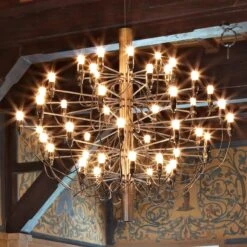 FLOS 2097 - Chandelier, 50-bulb, Brass 9 FLOS 2097 - Chandelier, 50-bulb, Brass -Flos Sales Store 3510181 3