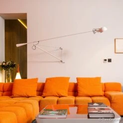 FLOS 265 Steel Wall Light, White -Flos Sales Store 3510201 3