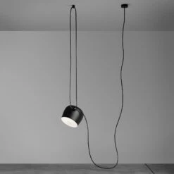 FLOS AIM LED Designer Pendant Light, Black -Flos Sales Store 3510271 7
