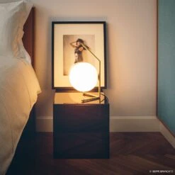FLOS IC T1 Low Designer Table Lamp Brushed Brass -Flos Sales Store 3510295 2