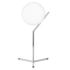 FLOS IC T1 High Table Lamp, Glossy Chrome