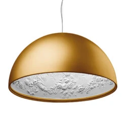 FLOS Skygarden 2 Hanging Light, Matt Gold