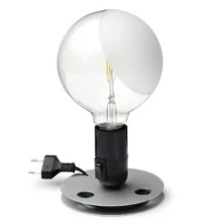 FLOS Lampadina LED Table Lamp, Black