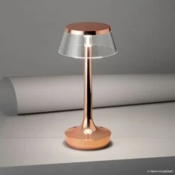 Flos Bon Jour Unplugged LED Table Lamp, Copper -Flos Sales Store 3510380 5