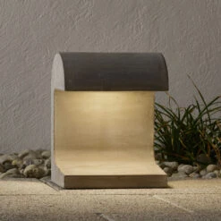 FLOS Casting Concrete - LED Pillar Light, 3,000 K