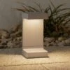 FLOS Casting C 100 LED Pillar Light 20 cm, Grey -Flos Sales Store 3510387