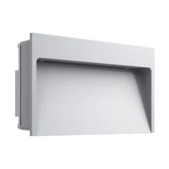 FLOS My Way - Wide LED Recessed Wall Light, Grey