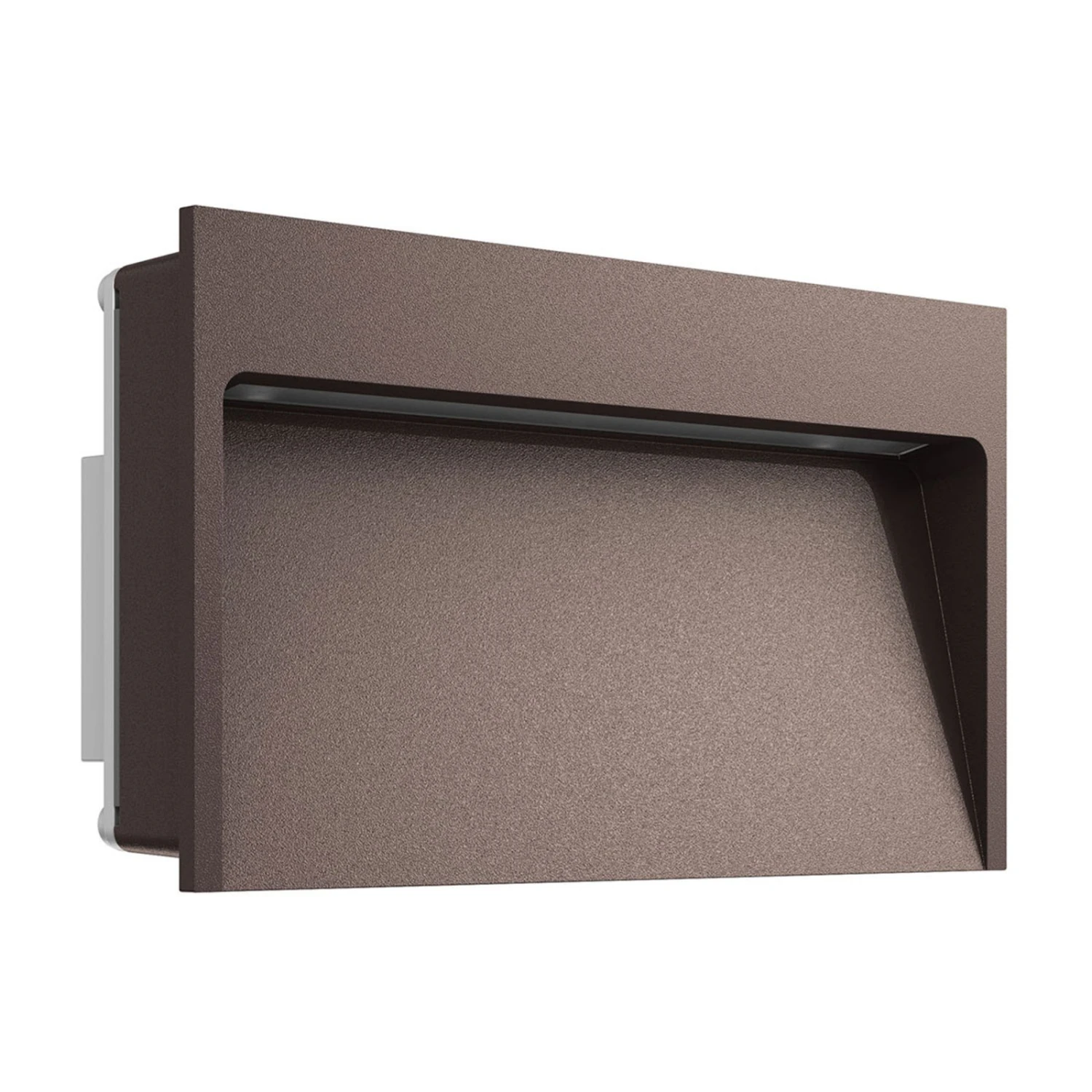FLOS My Way - Wide LED Recessed Wall Light, Brown 3 FLOS My Way - Wide LED Recessed Wall Light, Brown