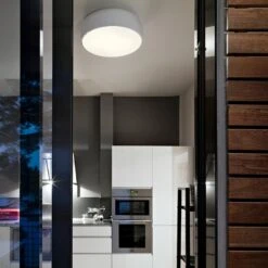 FLOS Smithfield C LED Designer Ceiling Lamp, White -Flos Sales Store 3510470 3