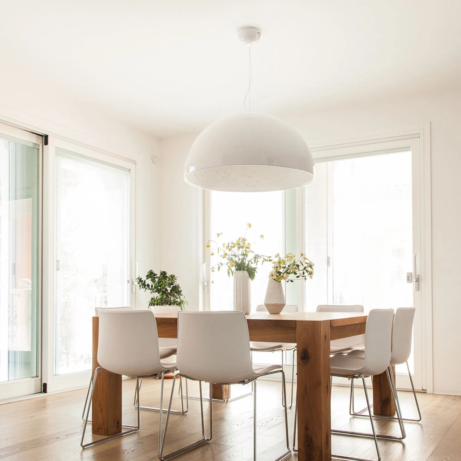 FLOS Skygarden 2 Hanging Light, White 4 FLOS Skygarden 2 Hanging Light, White - Image 2