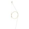 FLOS Wirering White LED Wall Light, Ring Gold -Flos Sales Store 3510495