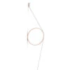 FLOS Wirering White LED Wall Light, Ring Magenta -Flos Sales Store 3510496