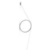 FLOS Wirering White LED Wall Light, Ring Black
