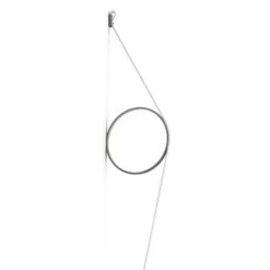 FLOS Wirering White LED Wall Light, Ring Black