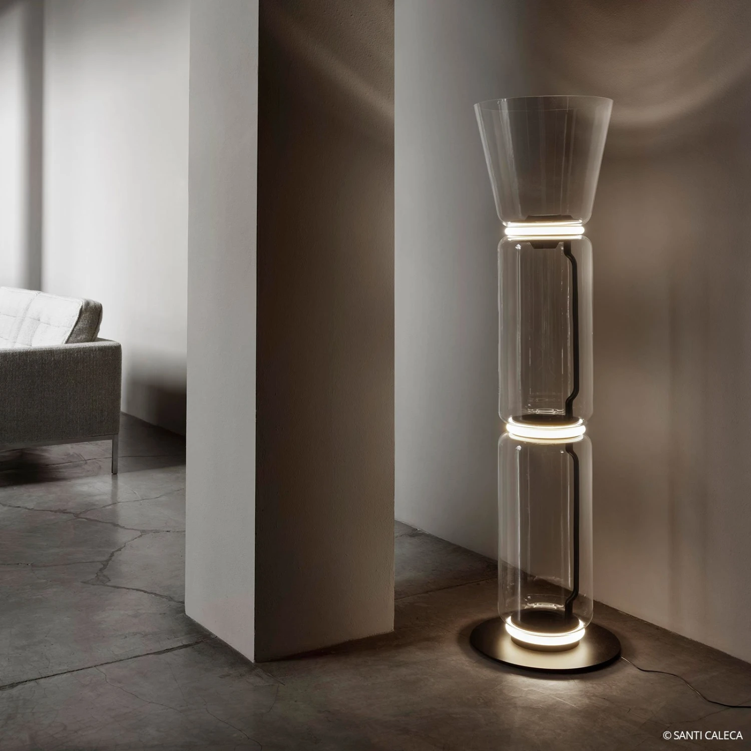 FLOS Noctambule 2 High Cylinders, Cone Small Base 4 FLOS Noctambule 2 High Cylinders, Cone Small Base - Image 2