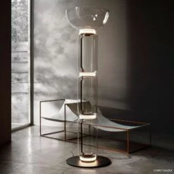 FLOS Noctambule 3 High Cylinders, Bowl, Big Base