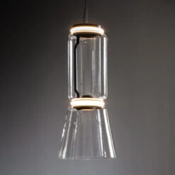 FLOS Noctambule Hanging Light 1 Low Cylinder, Cone