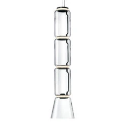 FLOS Noctambule Hanging Light 3 Low Cylinders Cone